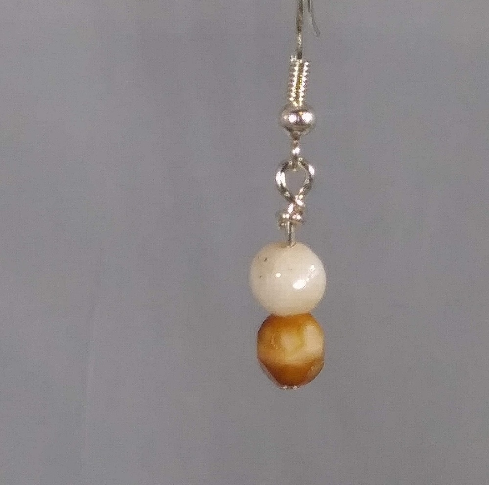 Hand Made Silver Plated Copper Wire Earrings